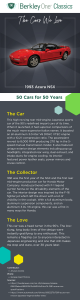 An infographic describing the Acura NSX and the reasons we love it.