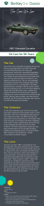 An infographic describing the 1967 Chevrolet Corvette and the reasons we love it.